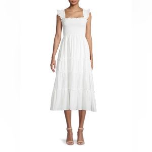 Caara Calypso smocked tiered dress